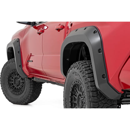 ROUGH COUNTRY | Pocket Fender Flares  4Z2 Mudbath  Toyota Tacoma 2WD/4WD (2024-2026) | F-T12421-4Z2