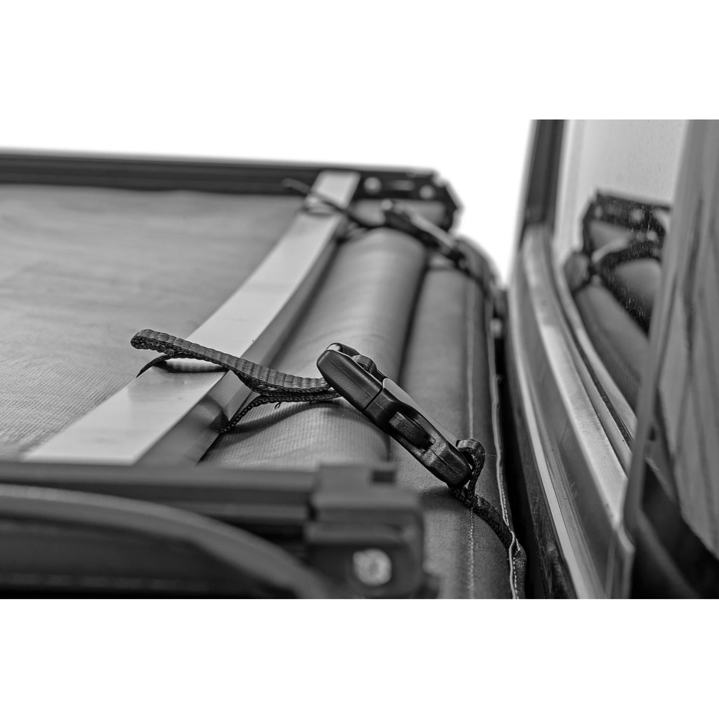 ROUGH COUNTRY | Soft Tri-Fold Bed Cover  With & W/O OE Rails  6'7" Bed  Toyota Tundra (22-26) | 41419660A