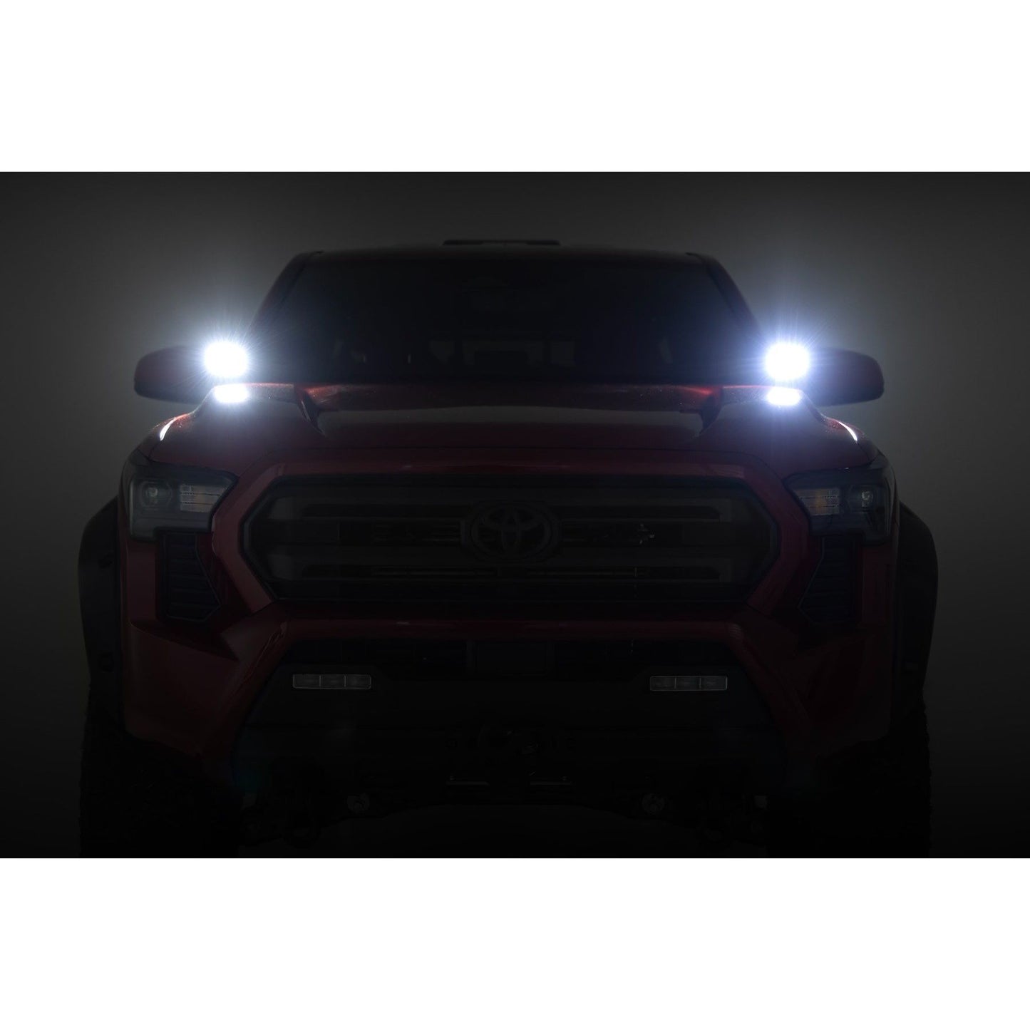 ROUGH COUNTRY LED Light Kit | Ditch Mount | 2" Black Pair | Flood | Toyota Tacoma (24-25) | 72102