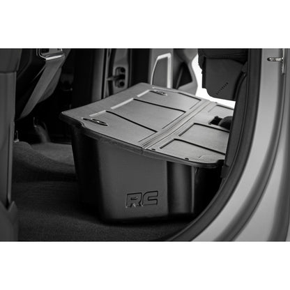 ROUGH COUNTRY | Under Seat Storage with Locking Lid  Double Cab  Chevy/GMC 1500/2500HD/3500HD (19-26) | RC0994