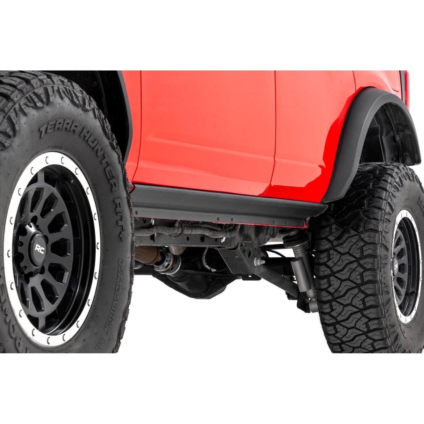 ROUGH COUNTRY Trail Cladding | Rocker Sill Plates | 4-Door | Ford Bronco 4WD (2021-2025) | TC13028