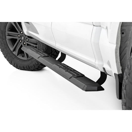 ROUGH COUNTRY | TR2 Running Boards  Ford F-150/Lightning/F-250/F-350/Raptor  (2015-2026) | 45000