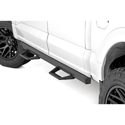 ROUGH COUNTRY SRL2 Adj Aluminum Step | Crew Cab | Ford F-150/Lightning/F-250/F-350/Raptor (15-25) | 51141