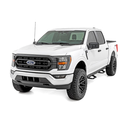 ROUGH COUNTRY SRL2 Adj Aluminum Step | Crew Cab | Ford F-150/Lightning/F-250/F-350/Raptor (15-25) | 51141