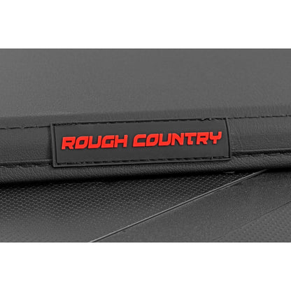 ROUGH COUNTRY | Soft Tri-Fold Bed Cover  5'7" Bed  with and w/o OE Rail  Toyota Tundra (22-26) | 41419560A