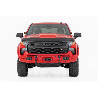 ROUGH COUNTRY | Hood Protector  Gloss Black  Chevy Silverado 1500 2WD/4WD (2019-2026) | HP10010-RCGB