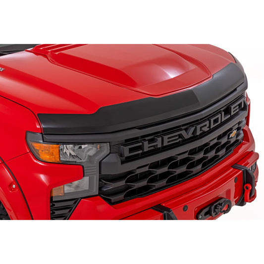 ROUGH COUNTRY | Hood Protector  Gloss Black  Chevy Silverado 1500 2WD/4WD (2019-2026) | HP10010-RCGB