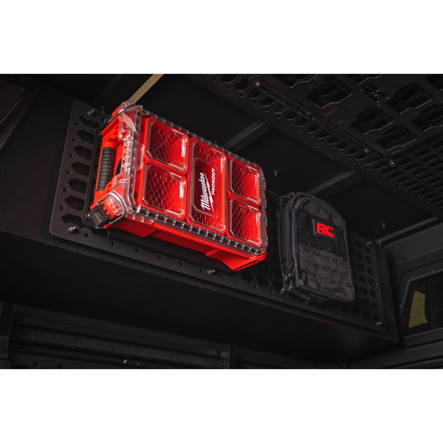 ROUGH COUNTRY | Molle Panel Kit   Bed Cap Side Box Internal  Toyota Tacoma 2WD/4WD (16-26) | 73134