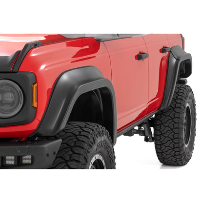 ROUGH COUNTRY Fender Flares | FA Eruption Green | Ford Bronco 4WD (2021-2025) | O-F12124-FA
