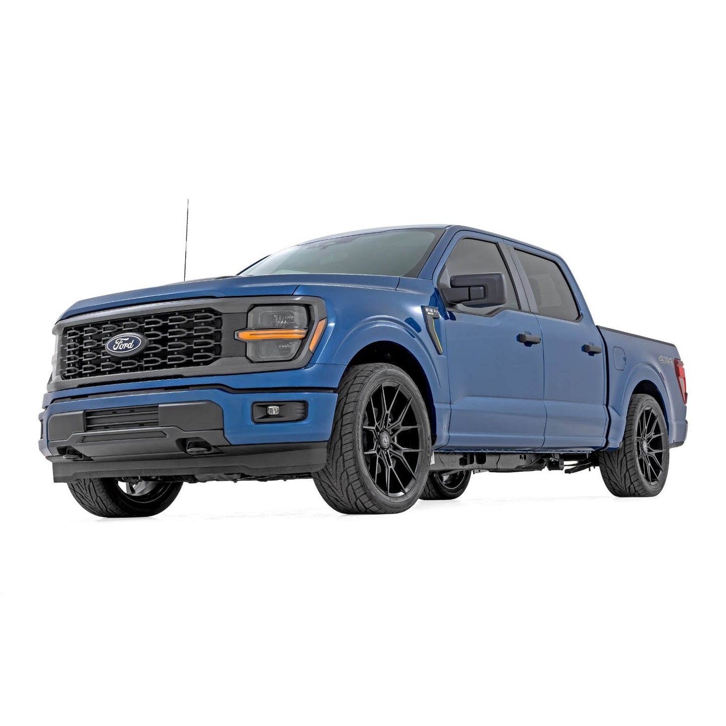 ROUGH COUNTRY | 2 Inch Lowering Kit  4 Inch Rear Lowering  M1  Ford F-150 4WD (2015-2026) | 47540
