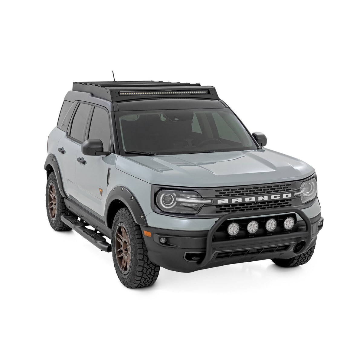 ROUGH COUNTRY RCS51154 51154 Nudge Bar w/ Tow Ford Bronco Sport 2021-24