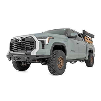 ROUGH COUNTRY Hybrid Front Bumper | 12000S | Blk LED w/ White DRL | Toyota Tundra (22-25) | 72008