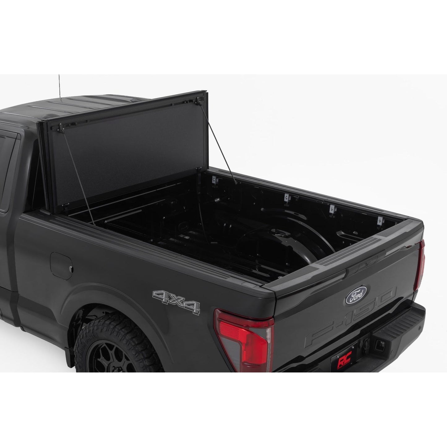 ROUGH COUNTRY | Hard Tri-Fold Flip Up Bed Cover  6'7" Bed  Ford F-150 2WD/4WD (2021-2026) | 49225650
