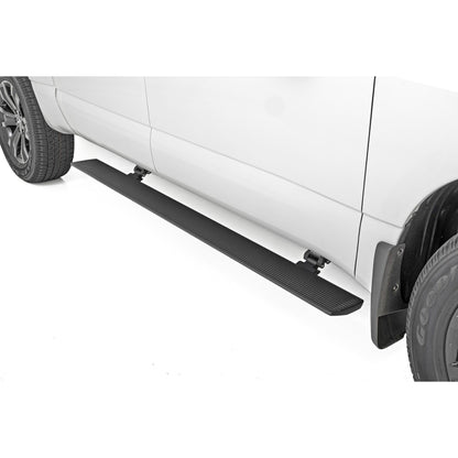 ROUGH COUNTRY Power Running Boards | Dual Electric Motor | Nissan Titan 2WD/4WD (2017-2024) | PSR055110