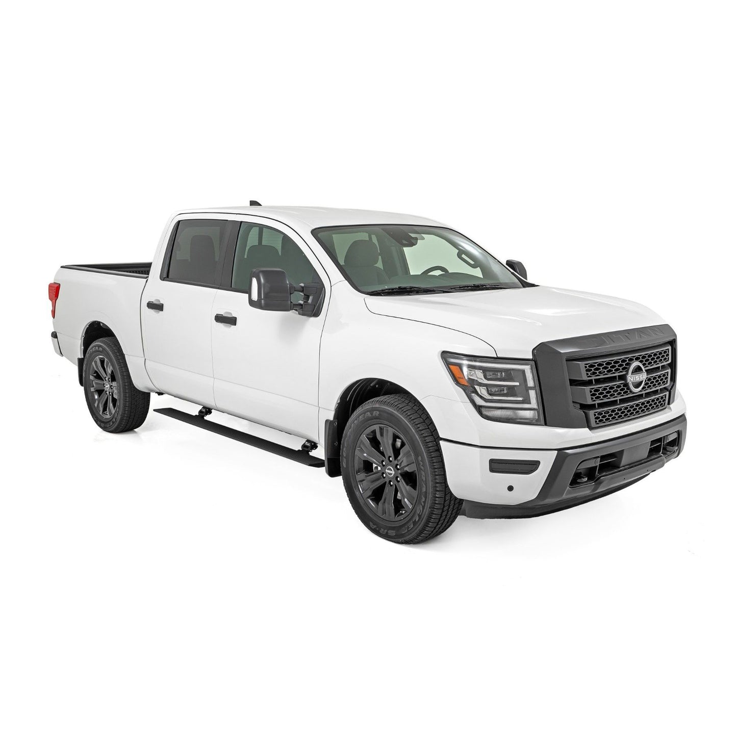 ROUGH COUNTRY Power Running Boards | Dual Electric Motor | Nissan Titan 2WD/4WD (2017-2024) | PSR055110