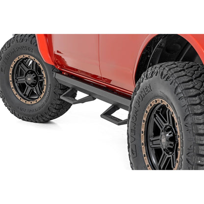 ROUGH COUNTRY SRL2 Adjustable Aluminum Step | 4-Door | Ford Bronco 4WD (2021-2025) | 51143