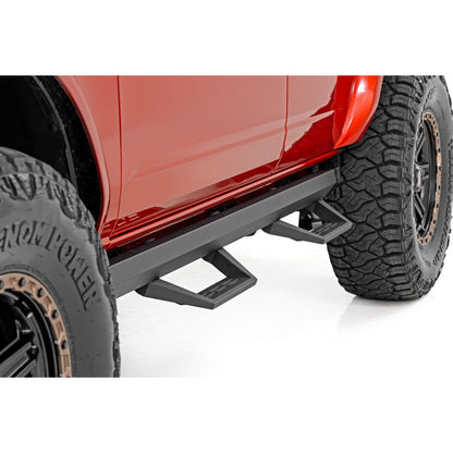 ROUGH COUNTRY SRL2 Adjustable Aluminum Step | 4-Door | Ford Bronco 4WD (2021-2025) | 51143