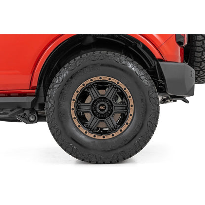 ROUGH COUNTRY SRL2 Adjustable Aluminum Step | 4-Door | Ford Bronco 4WD (2021-2025) | 51143