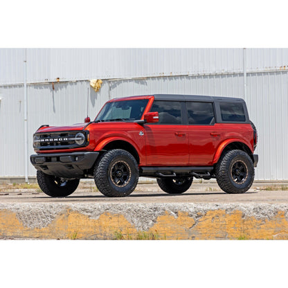 ROUGH COUNTRY SRL2 Adjustable Aluminum Step | 4-Door | Ford Bronco 4WD (2021-2025) | 51143