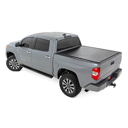 ROUGH COUNTRY Hard Roll Up Bed Cover | 5'7" Bed | Toyota Tundra (07-21) | 50514550