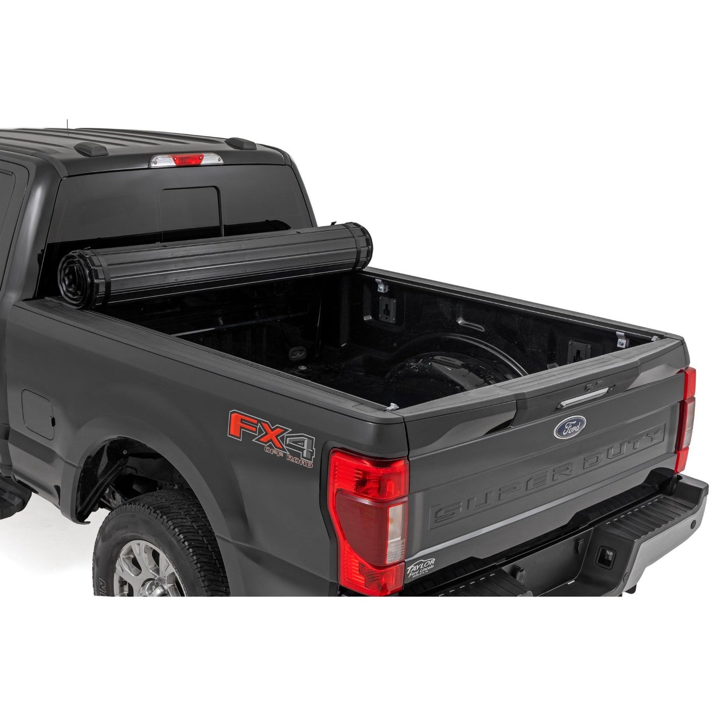 ROUGH COUNTRY Hard Roll Up Bed Cover | 6'10" Bed | Ford F-250/F-350 Super Duty (17-26) | 50517650