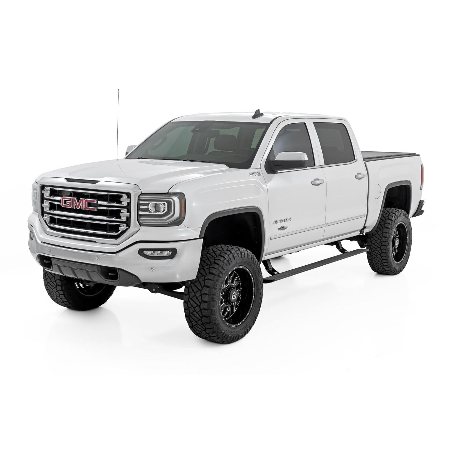 ROUGH COUNTRY | Power Running Boards  HT-Series  Crew Cab  Chevy/GMC 1500/2500HD/3500HD 2WD/4WD | ESR51518