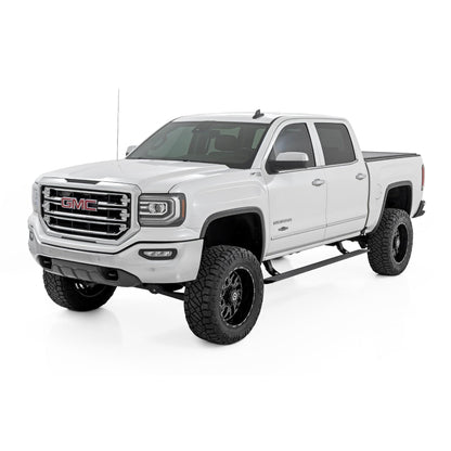 ROUGH COUNTRY | Power Running Boards  HT-Series  Crew Cab  Chevy/GMC 1500/2500HD/3500HD 2WD/4WD | ESR51518