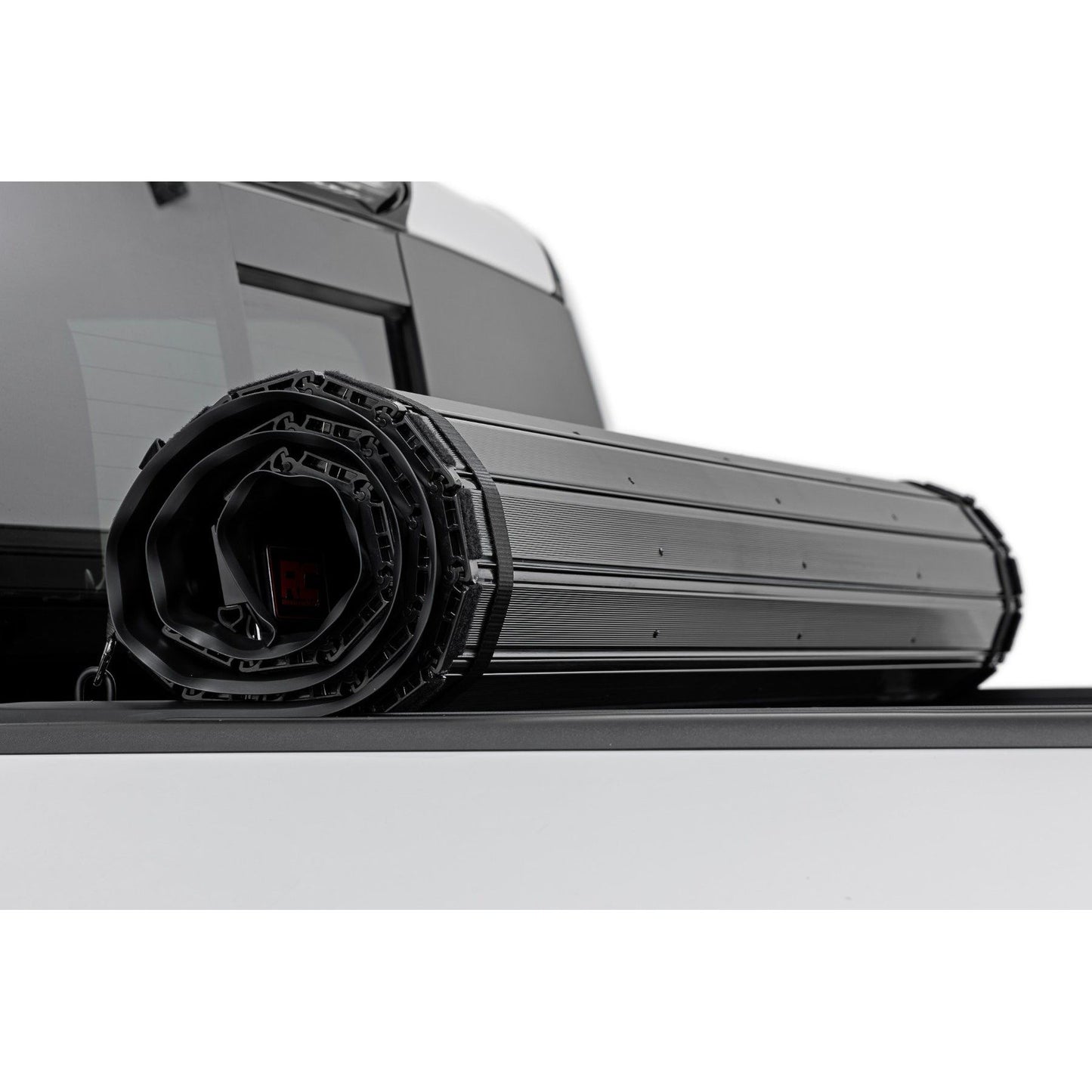 ROUGH COUNTRY Hard Roll Up Bed Cover | 5'7" Bed | Ram 1500 (19-25)/1500 TRX (21-24) | 50320550