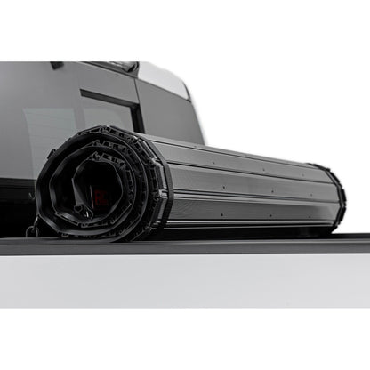 ROUGH COUNTRY Hard Roll Up Bed Cover | 5'7" Bed | Ram 1500 (19-25)/1500 TRX (21-24) | 50320550