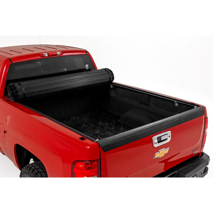 ROUGH COUNTRY | Hard Roll Up Bed Cover  6'7" Bed  Chevy/GMC Sierra/Silverado 1500 (07-13) | 50123560