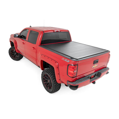ROUGH COUNTRY Hard Roll Up Bed Cover | 5'9" Bed | Chevy/GMC 1500 (14-18 & Classic) | 50214550