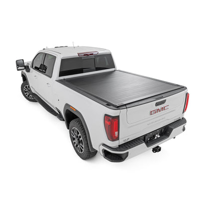 ROUGH COUNTRY Hard Roll Up Bed Cover | 6'9" Bed | Chevy/GMC  Silverado/Sierra 2500HD/3500HD (20-25) | 50120651