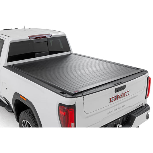 ROUGH COUNTRY Hard Roll Up Bed Cover | 6'9" Bed | Chevy/GMC  Silverado/Sierra 2500HD/3500HD (20-25) | 50120651