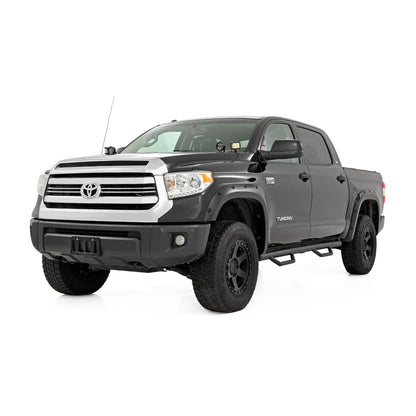 ROUGH COUNTRY Nerf Steps | Cab Length | CrewMax | 5'7" Bed | Toyota Tundra 2WD/4WD (07-21) | RCT0786CCB