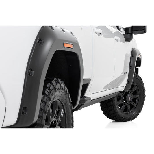 ROUGH COUNTRY | Pocket Fender Flares  G42 Coastal Dune  GMC Sierra 2500 HD/Sierra 3500 HD (20-26) | F-G12011A-G42