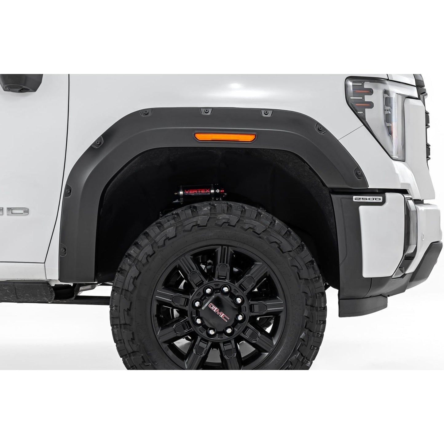 ROUGH COUNTRY | Pocket Fender Flares  GJV Riptide Blue  GMC Sierra 2500 HD/Sierra 3500 HD (20-26) | F-G12011A-GJV
