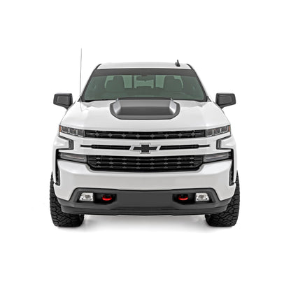 ROUGH COUNTRY Hood Scoop | GA0 North Sky Blue | Chevy Silverado 1500 2WD/4WD (2019-2026 & Classic) | HS10010-GA0