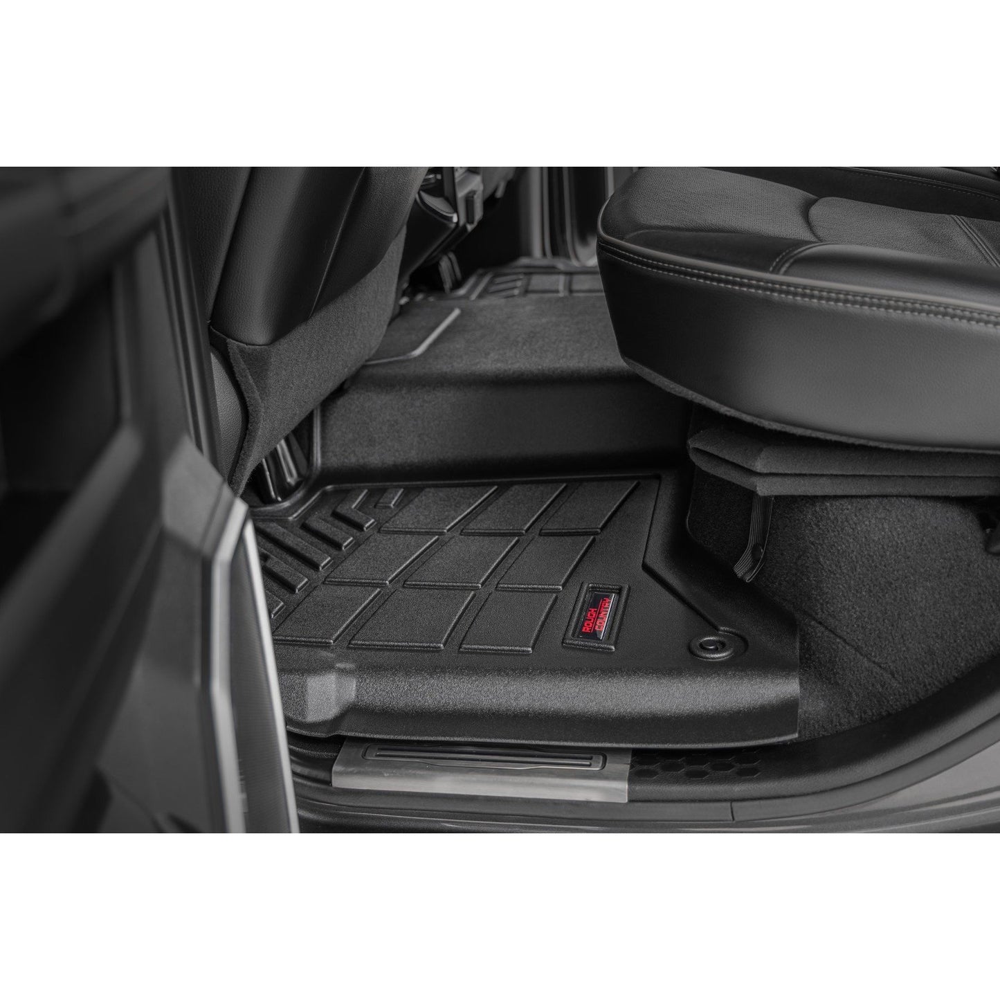 ROUGH COUNTRY Sure-Fit Floor Mats | Front & Rear | Crew | Ram 2500 (19-26)/3500 (19-25)  | SM31430