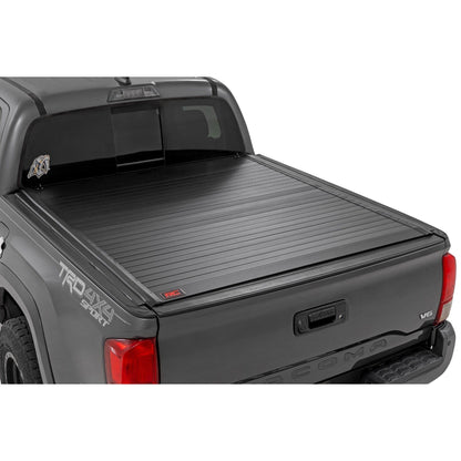 ROUGH COUNTRY Hard Roll Up Bed Cover | 5' Bed | Toyota Tacoma 2WD/4WD (2016-2023) | 50420500