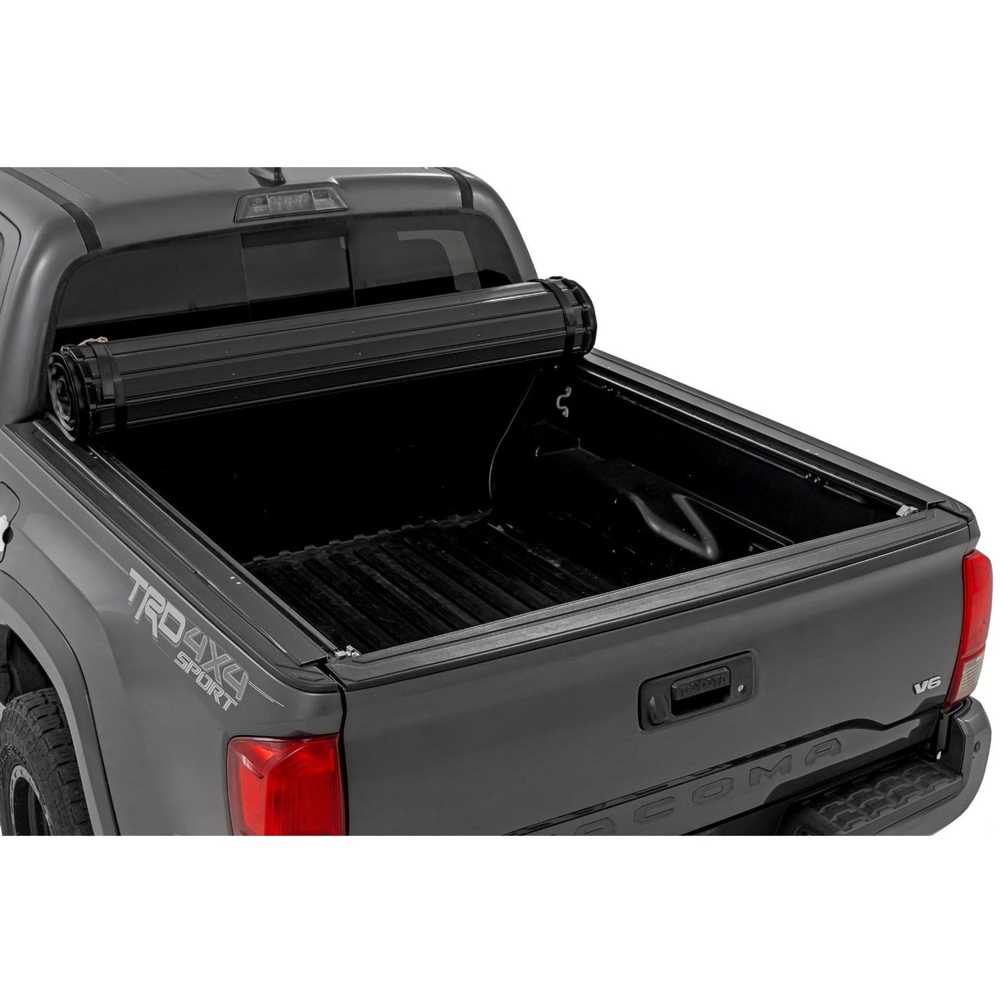 ROUGH COUNTRY Hard Roll Up Bed Cover | 5' Bed | Toyota Tacoma 2WD/4WD (2016-2023) | 50420500
