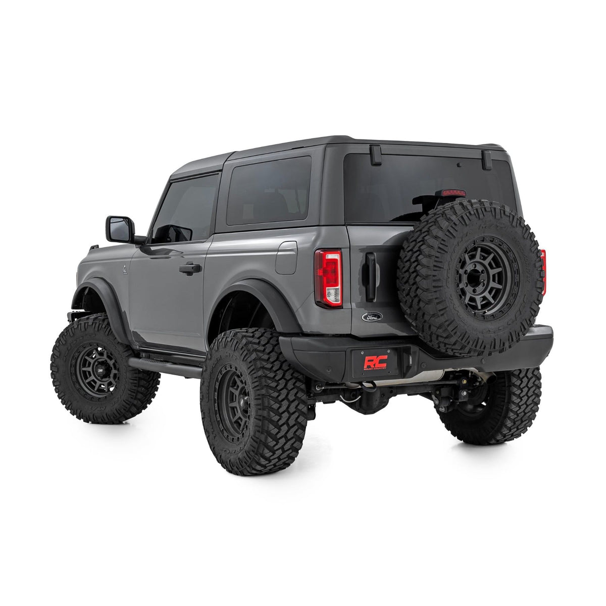 ROUGH COUNTRY RCS43004 43004 Nerf Steps 3-" Tube Ford Bronco 2021-26