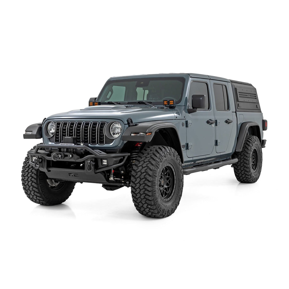 ROUGH COUNTRY RCS43005 43005 Nerf Steps 3-" Tube Jeep Gladiator JT 2020-26
