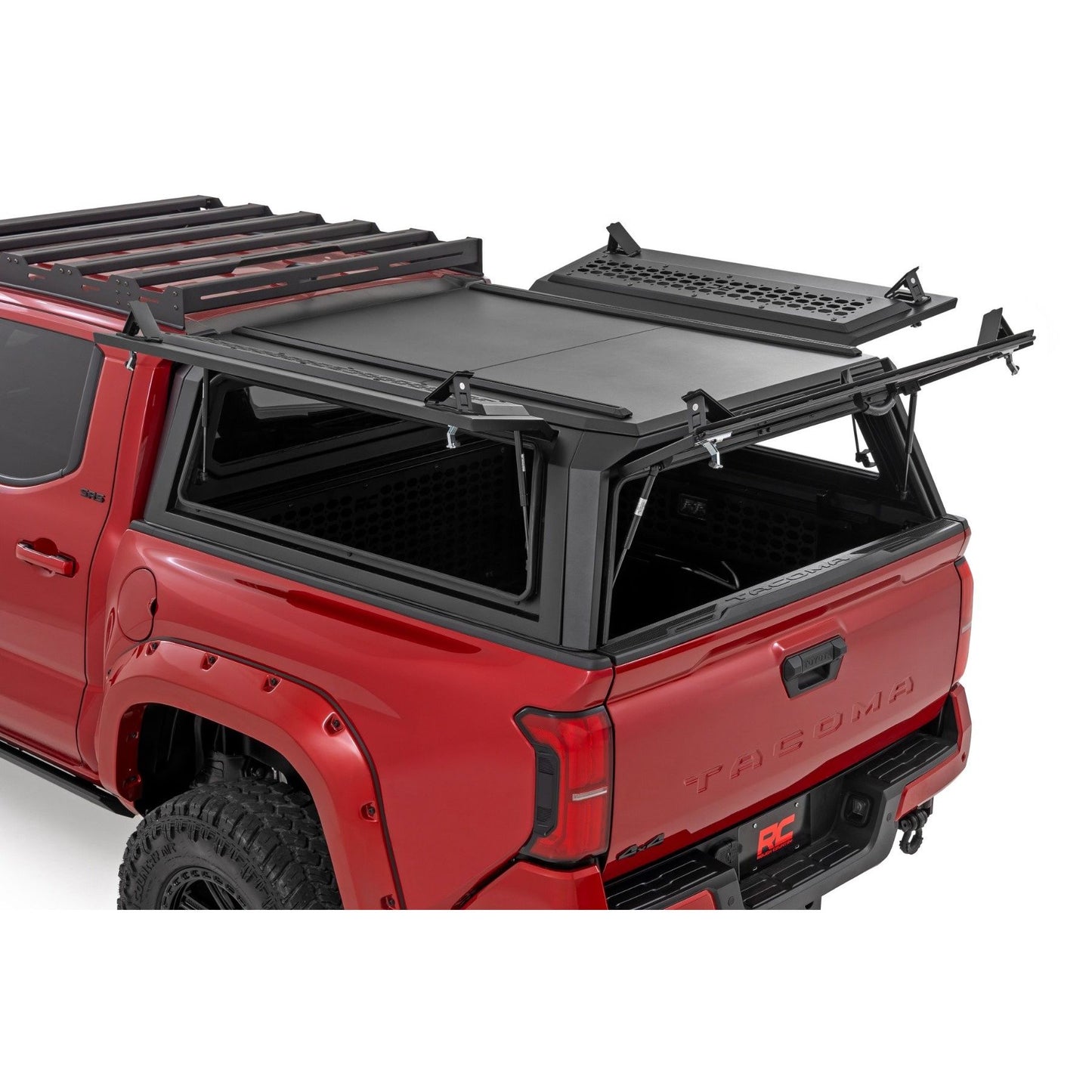 ROUGH COUNTRY Truck Bed Cap | Modular | 5' Bed | Toyota Tacoma 2WD/4WD (2024-2025) | 73407