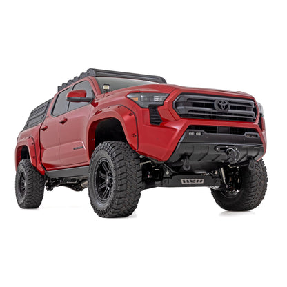 ROUGH COUNTRY | LED Fog Light Kit  3x1.75 Inch Black Series Slim Aux  Yellow  Toyota Tacoma (24-26) | 72120