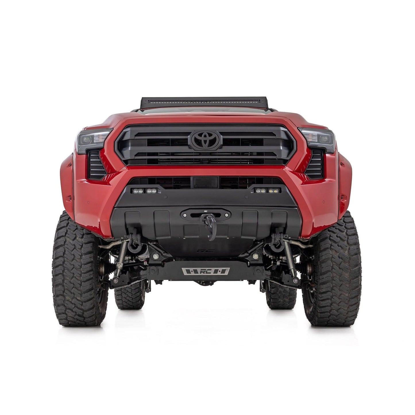 ROUGH COUNTRY | LED Fog Light Kit  3x1.75 Inch Black Series Slim Aux  Yellow  Toyota Tacoma (24-26) | 72120