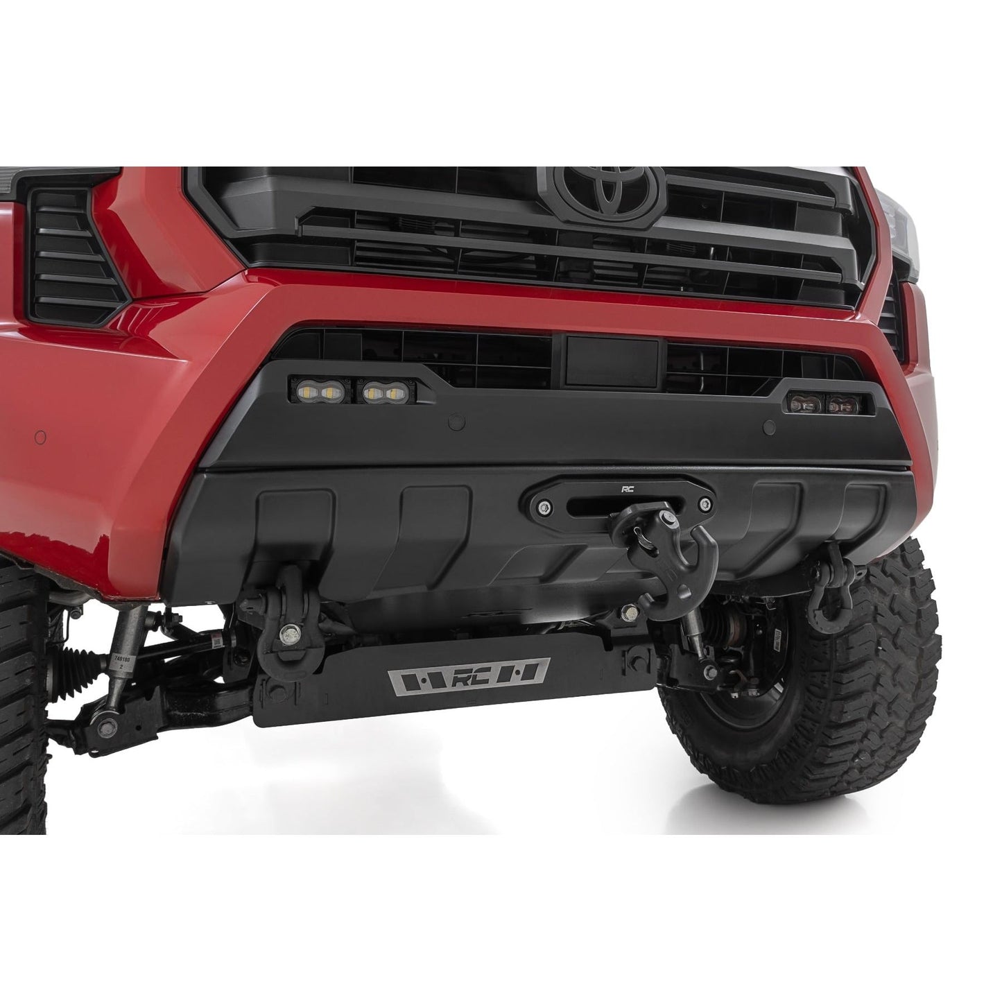 ROUGH COUNTRY | LED Fog Light Kit  3x1.75 Inch Black Series Slim Aux  Toyota Tacoma (24-26) | 72119