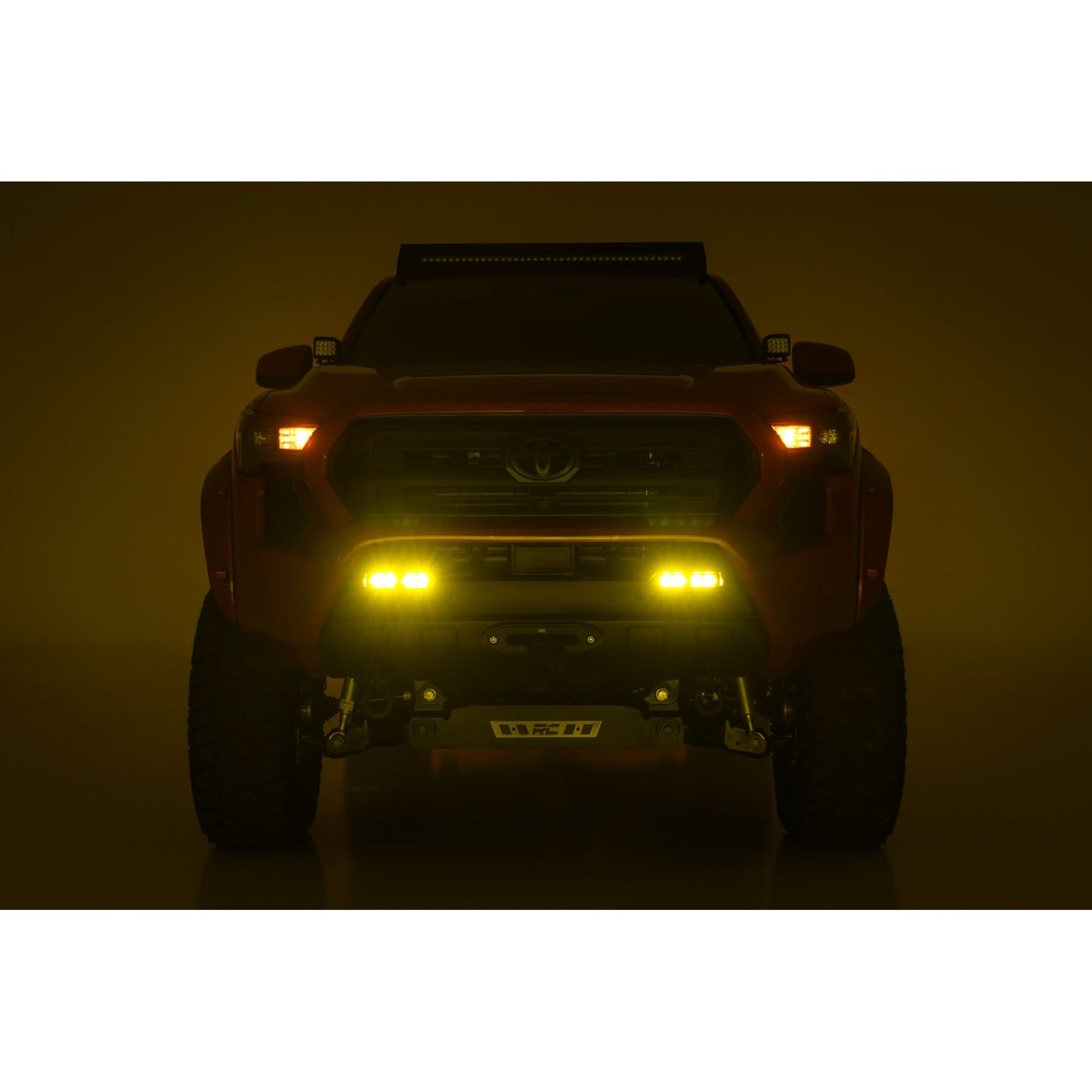ROUGH COUNTRY | LED Fog Light Kit  3x1.75 Inch Black Series Slim Aux  Yellow  Toyota Tacoma (24-26) | 72120