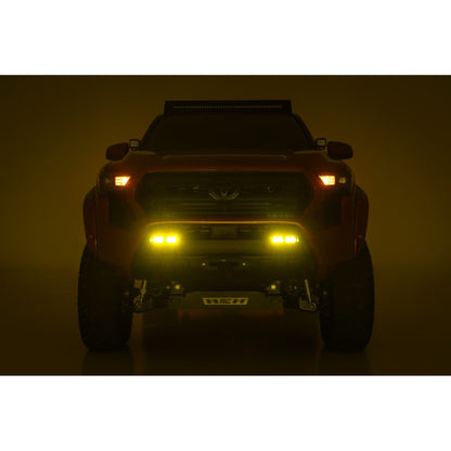 ROUGH COUNTRY | LED Fog Light Kit  3x1.75 Inch Black Series Slim Aux  Yellow  Toyota Tacoma (24-26) | 72120
