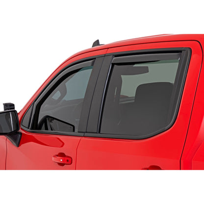ROUGH COUNTRY Side Window Deflectors | In Channel Rain Guard | Chevy/GMC 1500/2500HD/3500HD (19-26 & Classic) | 811924