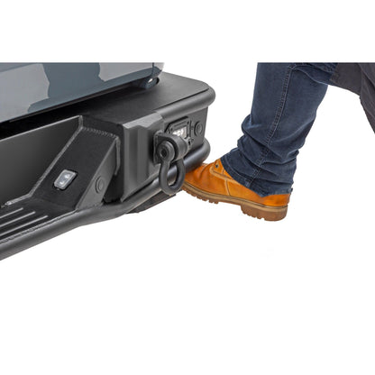ROUGH COUNTRY Retractable Bed Step | Manual Pull | Jeep Gladiator JT 4WD (2020-2025) | PW050158